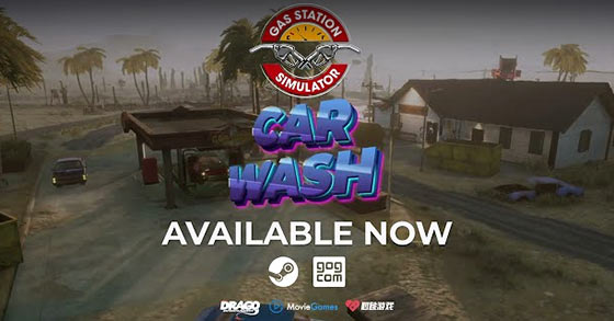 gas station simulator has just released its free car wash update for pc