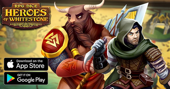 rpg dice heroes of whitestone is now available for ios and android devices