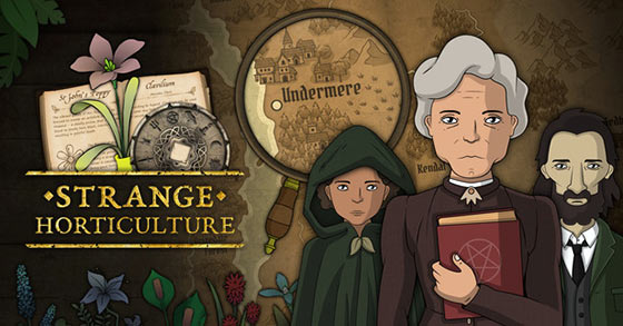 the occult-themed puzzle adventure game strange horticulture is now available for pc