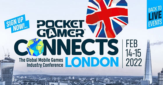 pocket gamer connects is coming to london on february 14th 2022