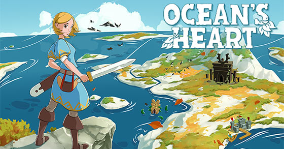 the zelda-like pixel-art arpg oceans heart is now available for the nintendo switch