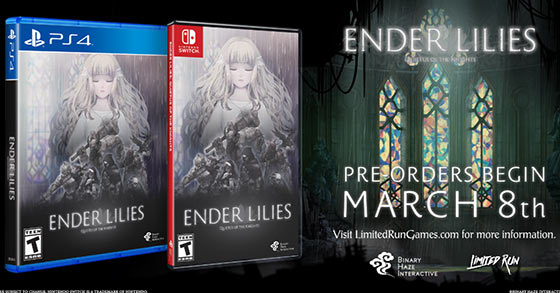ender lilies quietus of the knights is getting a physical release to the ps4 and nintendo switch this spring 2022