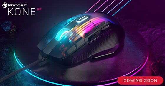 roccats all-new kone xp gaming mouse is launching worldwide on march 29th 2022