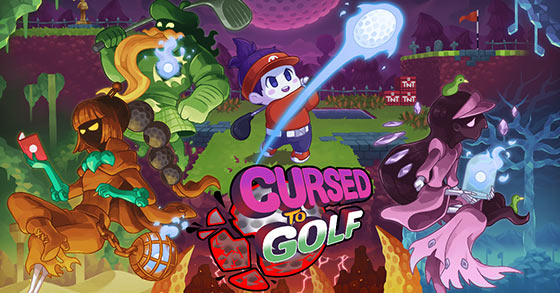 the golf-themed roguelike adventure game cursed to golf is coming to pc and consoles this summer 2022