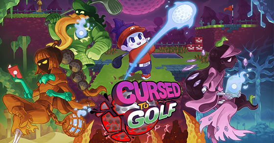 the golf-themed roguelike adventure game cursed to golf is coming to xbox this year 2022