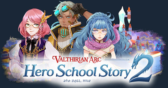 the school-themed rpg sim valthirian arc hero school story 2 is now available via steam early access