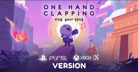 the 2d puzzle platformer one hand clapping is now available for the ps5 and xbox series x s