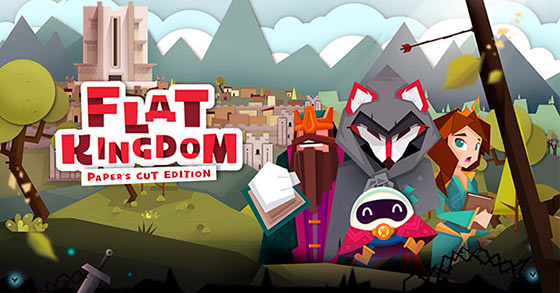 the beautiful 2d action platformer flat kingdom papers cut edition is now available for consoles