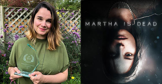 annie warburton just won an award at one voice awards 2022 for martha is dead