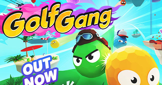 the golf-themed racing party game golf gang is now available for pc via steam