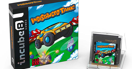 the retro arcade game indestructotank is now available for the game boy