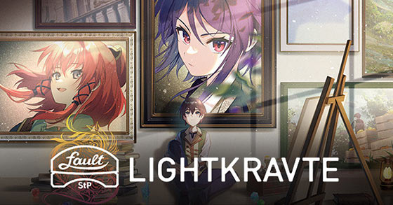 the sci-fi fantasy vn fault stp lightkravte is now available for pc via steam