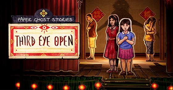 the third-person narrative adventure paper ghost stories third eye open is coming to pc and consoles in early 2023