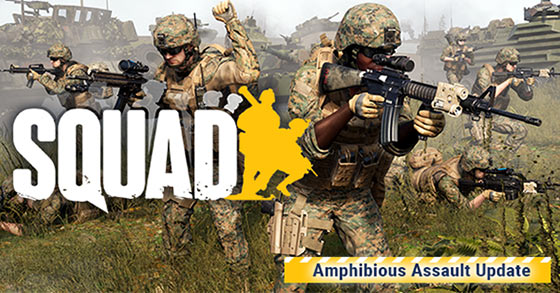 the multiplayer first-person shooter squad has just released its amphibious assault update via steam