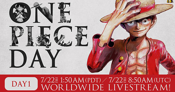 the one piece day live stream event kicks-off on july 22nd 2022