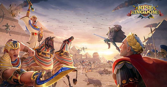 the popular mmoslg title rise of kingdoms has just released its egypt must rise update for pc and mobile