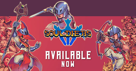 the retro arpg metroidvania souldiers is now available for pc and consoles