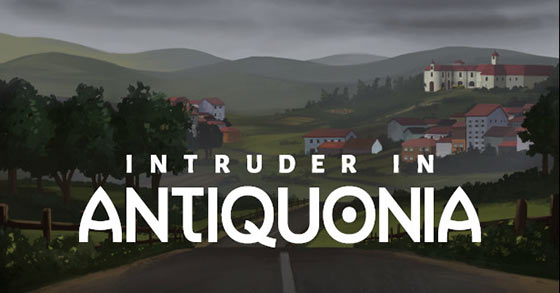 the retro-like 2d point-and-click adventure game intruder in antiquonia is coming to steam on july 8th 2022