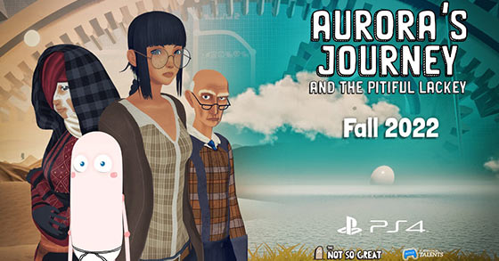 the side-scrolling shooter adventure auroras journey and the pitiful lackey is coming to pc and playstation this fall 2022