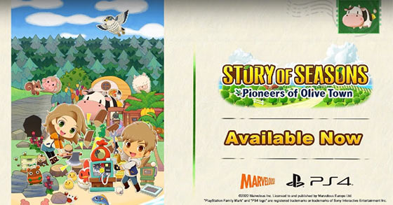 story of seasons pioneers of olive town is now available for the ps4 in au and eu