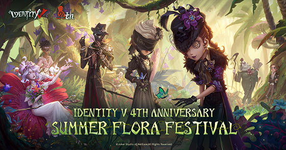 the 1v4 asymmetrical survival game identity v has just kicked-off its 4th-anniversary festivities