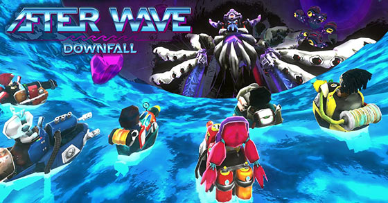 the arcade shooter after wave downfall is now available for pre-order to xbox and the nintendo switch