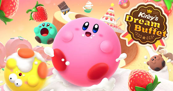 the food-themed party game kirbys dream buffet is coming to the nintendo switch this summer 2022