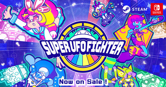 the head-to-head party action game super ufo fighter is now available for pc and the nintendo switch