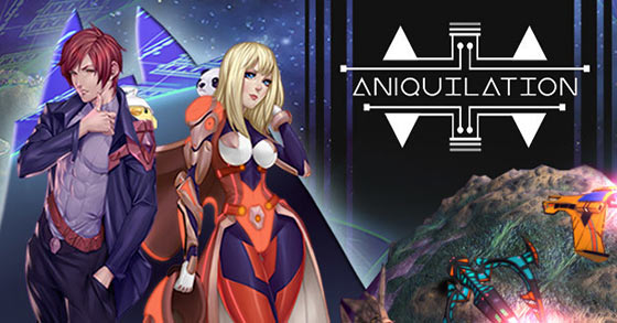 the space-themed 3d twin-stick shooter aniquilation is now available for pc and consoles