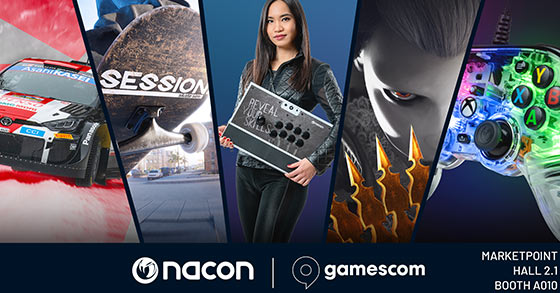 nacon is bringing its games and accessories to the gamescom 2022 event