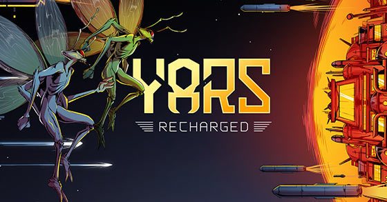 the classically-inspired trance shooter yars recharged is now available for pc consoles and stadia