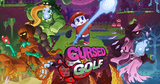 the golf-themed roguelike adventure game cursed to golf is now available for pc and consoles