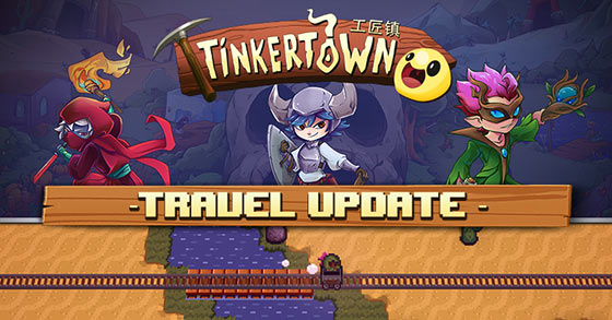 the retro-themed adventure rpg tinkertown has just released its travel update