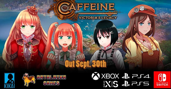 the coffee-themed vn game caffeine victorias legacy is coming to consoles on september 30th 2022
