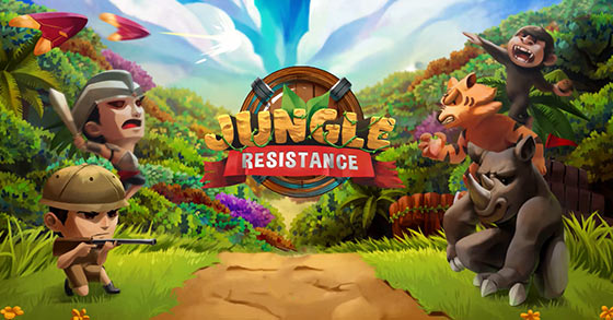 the jungle-themed tower defense game jungle resistance is now available for pc via steam