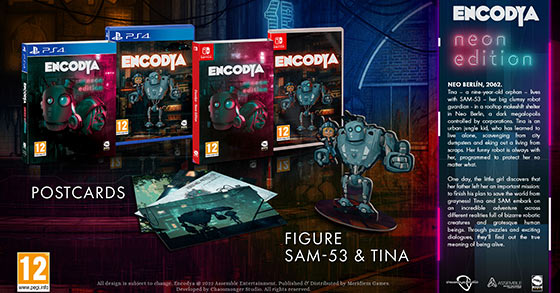 encodya neon edition is now physically available for the nintendo switch and ps4 in eu
