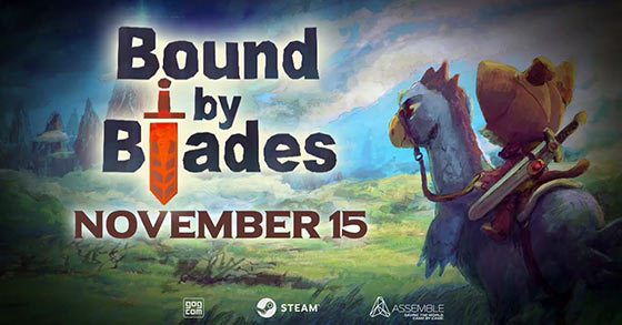the boss-rush-styled arpg bound by blades is coming to pc on november 15th 2022