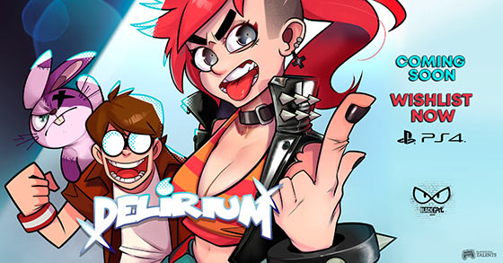 the crazy first-person adventure game delirium has just been announced for the ps5 and ps4