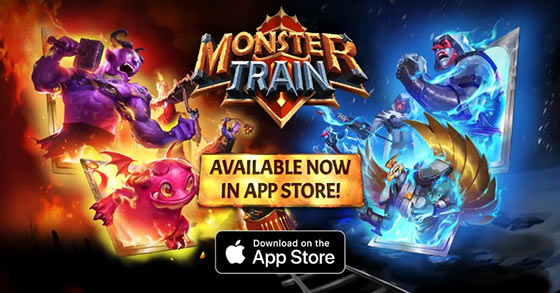 the strategic roguelike deck-building game monster train first class is now available for ios