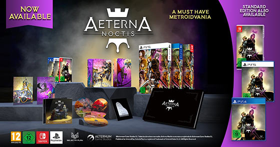 aeterna noctis is now physically available for playstation and the nintendo switch in eu