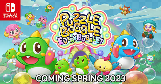 taitos puzzle bobble everybubble is coming-to the nintendo switch next spring 2023