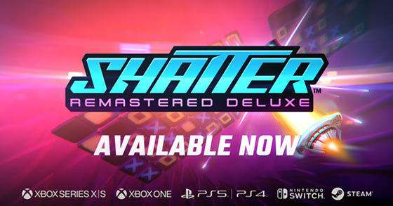 the brick-breaking game shatter remastered deluxe is now available for pc and consoles