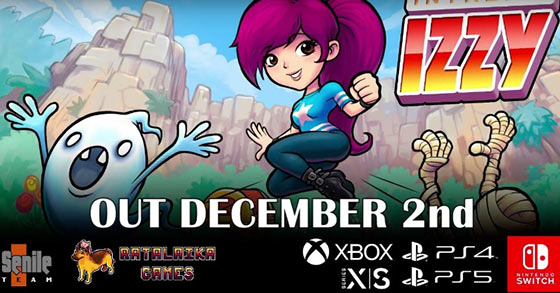 the retro 2d action platformer intrepid izzy is coming to consoles on december 2nd 2022