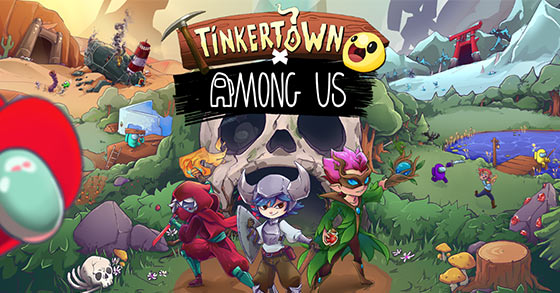 the tinkertown x among us collaboration update is now live for pc