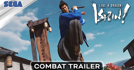 like a dragon ishin has just released its combat trailer