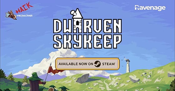 the comedy-driven base-builder dwarven skykeep is now available for pc via steam