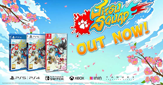 the explosive 2d brawler jitsu squad is now digitally and physically available for consoles