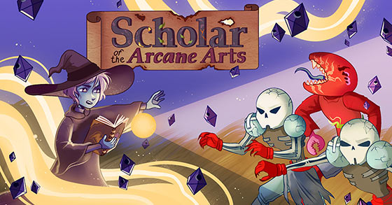 the hand-drawn pixel art roguelike arpg scholar of the arcane arts is now available via steam ea