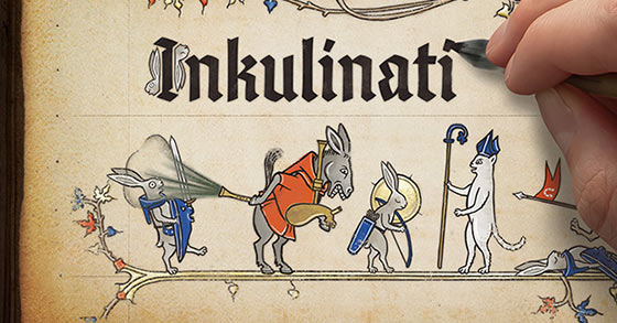 the ink-based and turn-based strategy game inkulinati is coming to steam ea on january 31st 2023