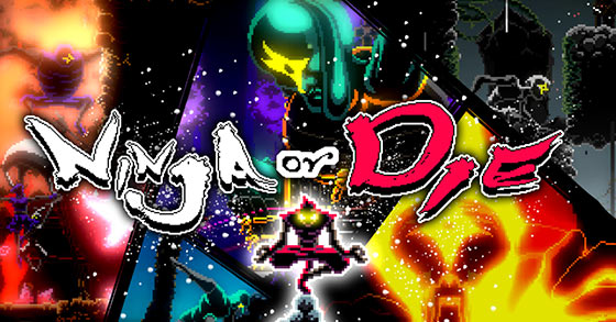 the brutal and ultrafast roguelite platformer ninja or die is coming to pc via steam in 2023